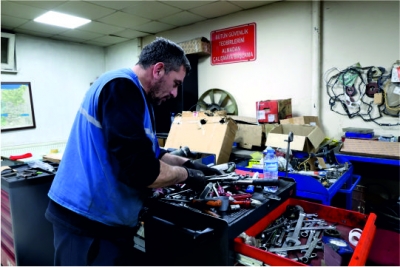 Atölyeden sahaya kesintisiz hizmet