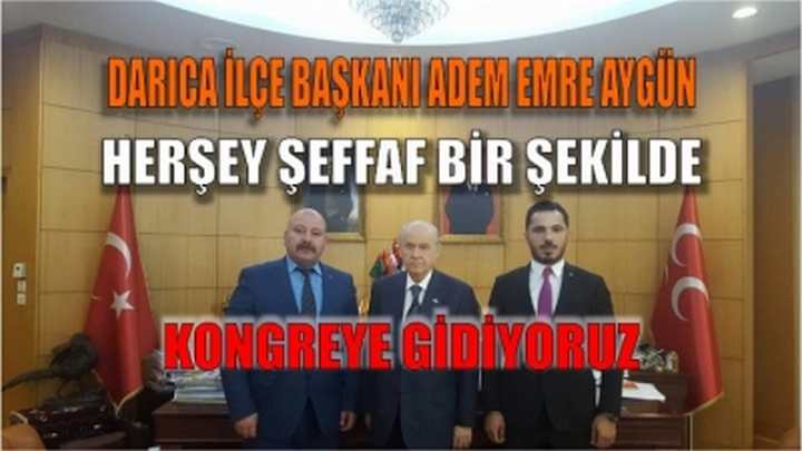 AYGÜN, KONGREYE DAVET ETTİ