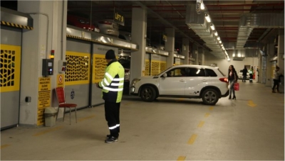 Aylık 20 bin araca ev sahipliği yapan modern otopark