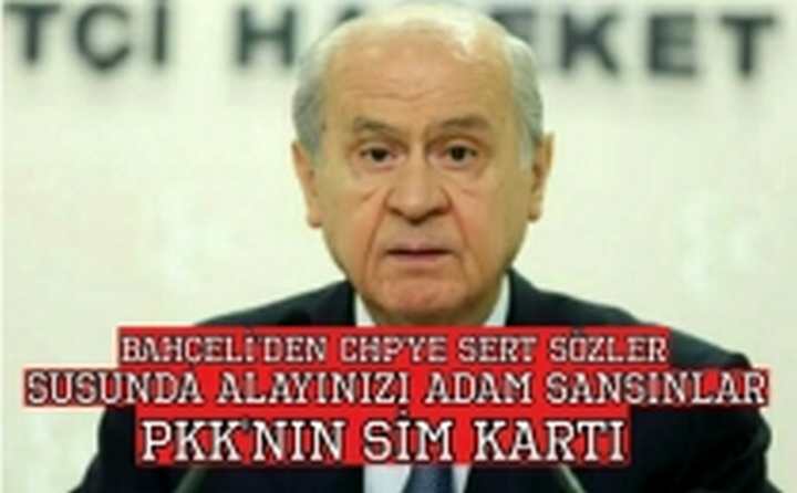 Bahçeli CHP'Ye Yüklendi