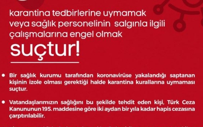 Bakanlık açıkladı,suçtur!
