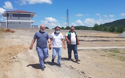 Balçık Mezarlığı hizmet binası tamamlanıyor