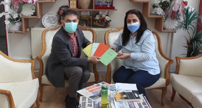 Başhekimden Şehit Kütüphanesi'ne destek