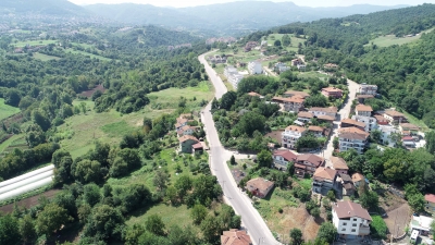 Başiskele Beyoğlu Caddesi asfaltlandı
