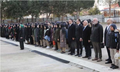 Başkan Bıyık bayrak törenine katıldı
