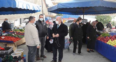 Başkan Bıyık’tan Pazar denetimi