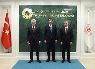 Başkan Büyükakın, Bakan Kurum ile görüştü