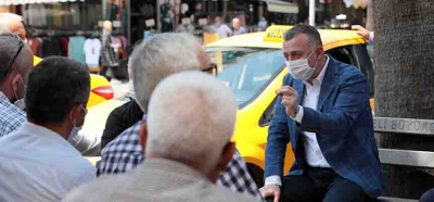 Başkan Büyükakın, Kapanönü esnafıyla buluştu