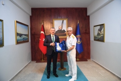 Başkan Büyükakın, Tümamiral Gedik’i ziyaret etti