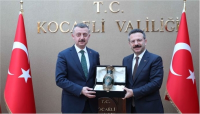 Başkan Büyükakın, Vali Aksoy’u ziyaret etti
