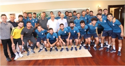 BAŞKAN BÜYÜKGÖZ GEBZESPOR'U AĞIRLADI
