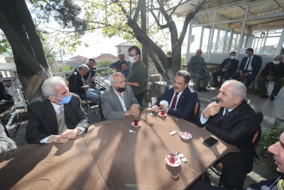 Başkan Büyükgöz ve Kaymakam Güler  Muallimköy Sakinlerini Dinledi