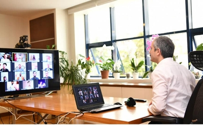 Başkan Çiftçi Gençlere çalışmalar hakkında bilgi verdi