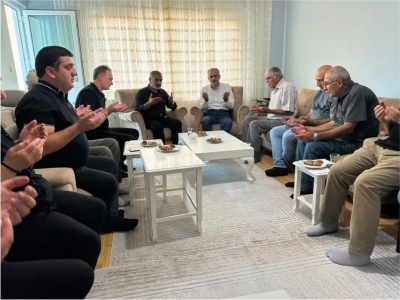 Başkan Çiftçi, ilçe sakinleriyle bir arada