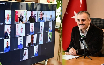 Başkan Çiftçi telekonferansla bayramlaştı
