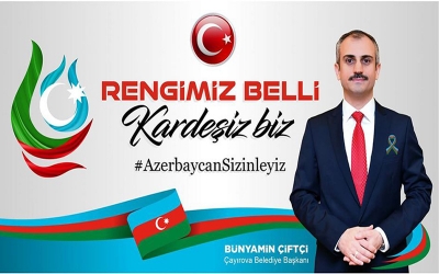 Başkan Çiftçi'den Azerbaycan'a destek