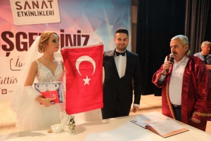 Başkan, en güzel anlara ortak oldu