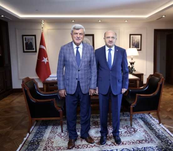 Başkan Karaosmanoğlu, Işık ve Özhaseki’yi ziyaret etti  