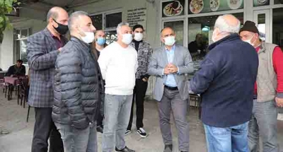 Başkan Söğüt’den esnaf ziyaretleri