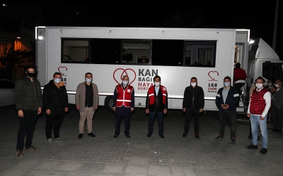 Başkan ve Kaymakam’dan Kızılay’a Destek Ziyareti