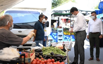 BAŞKANDAN PAZAR ALIŞ-VERİŞİ