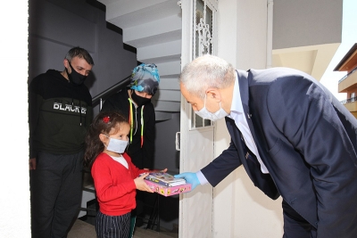 Başkan’dan Sevindiren Ziyaret;