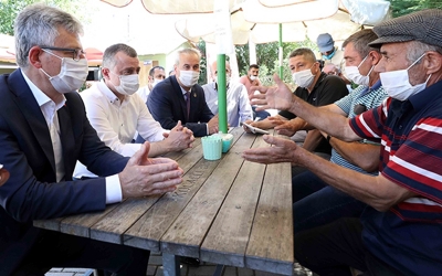 BAŞKANLAR KÖYLÜLERİ UNUTMADI