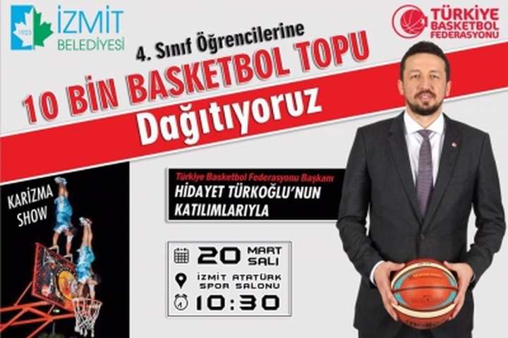 BASKETBOL TOPU BAYRAMI HİDO İLE TAÇLANACAK 