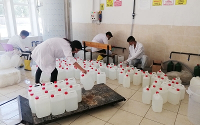 BAYRAMDA DA ÜRETMEYE DEVAM ETTİLER