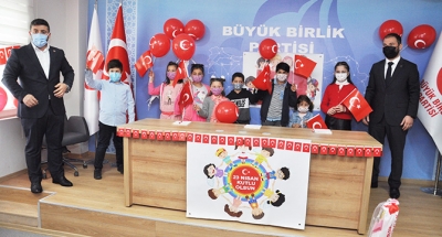 BBP 23 Nisan'ı çocuklarla coşkulu şekilde kutladı