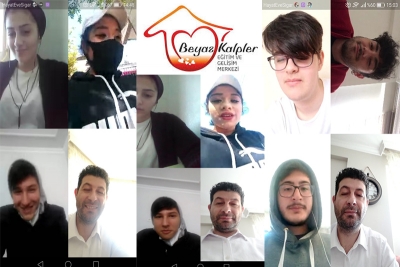 Beyaz Kalpler’de eğitimler online devam ediyor
