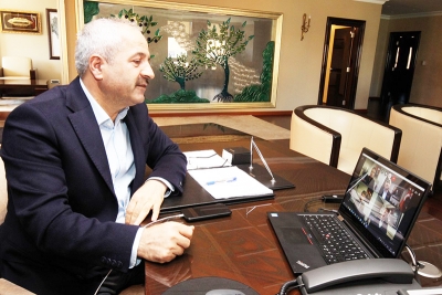 Birim Müdürlerinden Büyükgöz’e Online Brifing