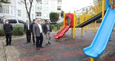 Bıyık, sahada çalışmaları inceledi