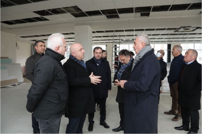 Bıyık ve Çiler, çalışmaları inceledi