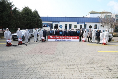 “ Biz sizler için çalışıyoruz, evinde kal Çayırova