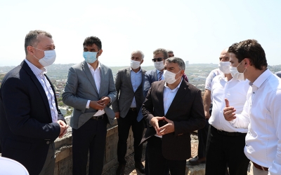 Büyükakın ve Şayir, projeleri denetledi 