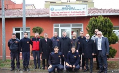 Büyükakın'dan Darıca İtfaiye Gurubuna ziyaret