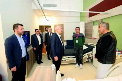 BÜYÜKGÖZ'DEN GEÇMİŞ OLSUN ZİYARETLERİ