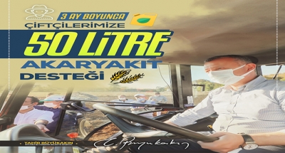 Büyükşehir’den çiftçiye akaryakıt desteği