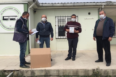 Büyükşehir’den kooperatiflere 40 bin maske