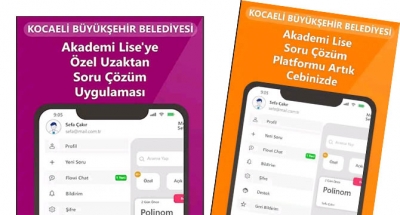 Büyükşehirden uzaktan soru çözme uygulaması