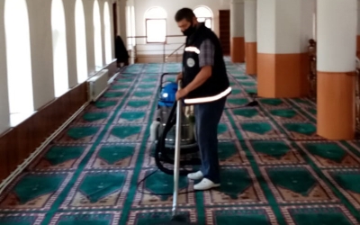 Camiler bayrama hazırlanıyor