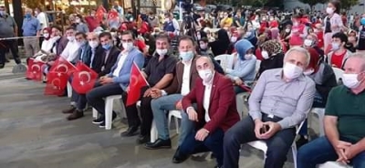 ÇAYIROVA iL DERNEKLERi 15 TEMMUZ'A SAHiP ÇIKTI