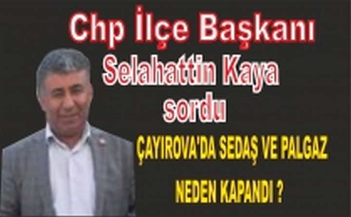 ÇAYIROVA MAHALLE DEĞİLDİR
