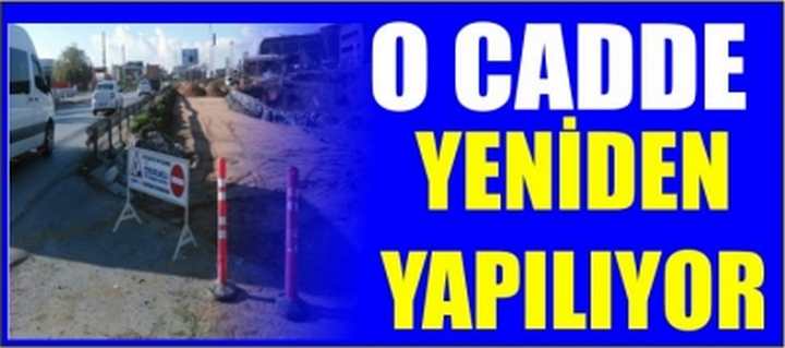 Çayırova Özgürlük Caddesi Yenileniyor