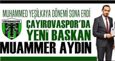  Çayırova spor Kulübünde Muhammer Aydın Dönemi