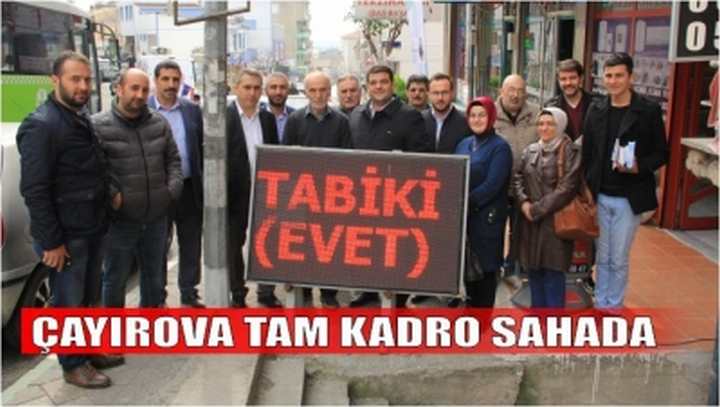 Çayırova Tam Kadro Sahada