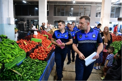 Çayırova Zabıtası’ndan pazar denetimi