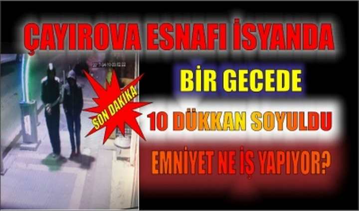 Çayırova'da Soygun 