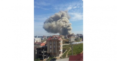 Çayırova'da yangın çıktı